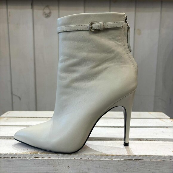 Reiss Ashton Leather Heeled Booties - Size 36 - Picture 2 of 9